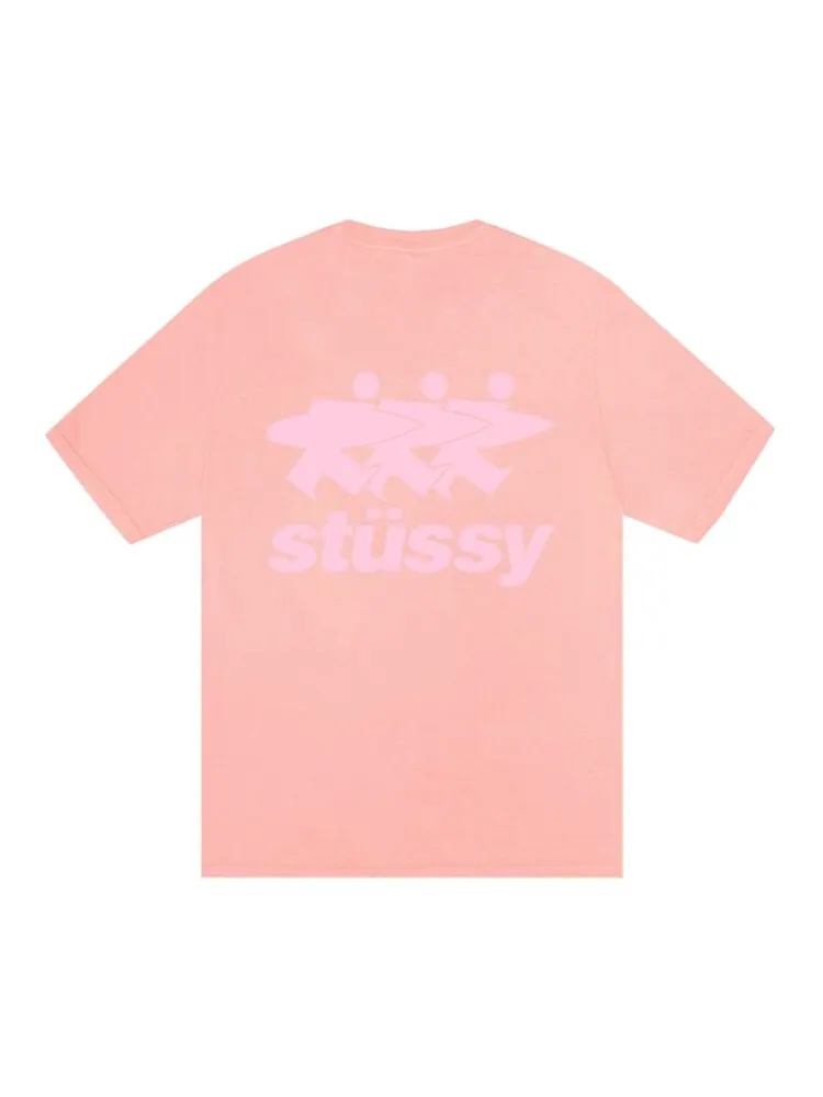Футболка Stussy Surfwalk Tee — изображение 2 из 2, розовый