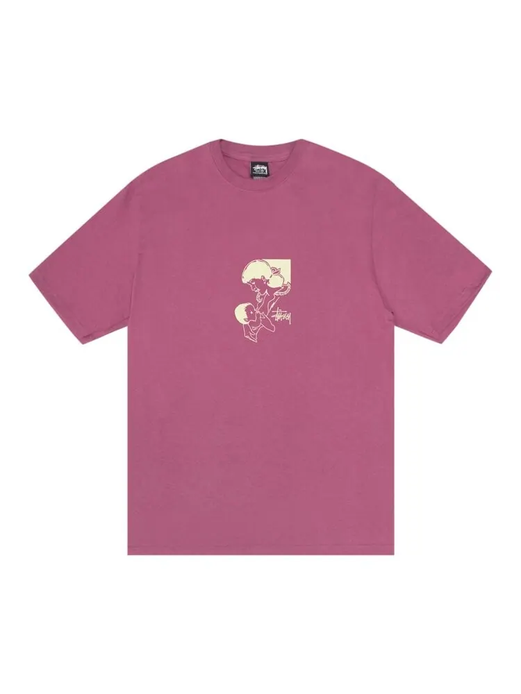 Футболка Stussy Nurture Tee — изображение 1 из 2, фиолетовый