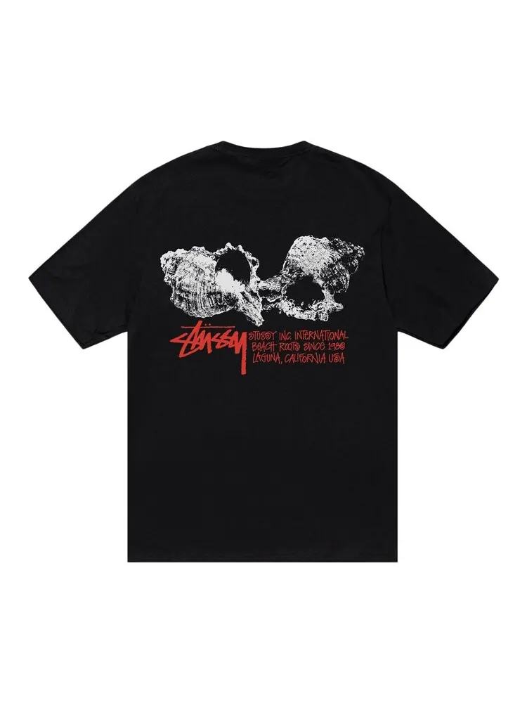 Футболка Stussy Shells Tee — изображение 2 из 2, черный