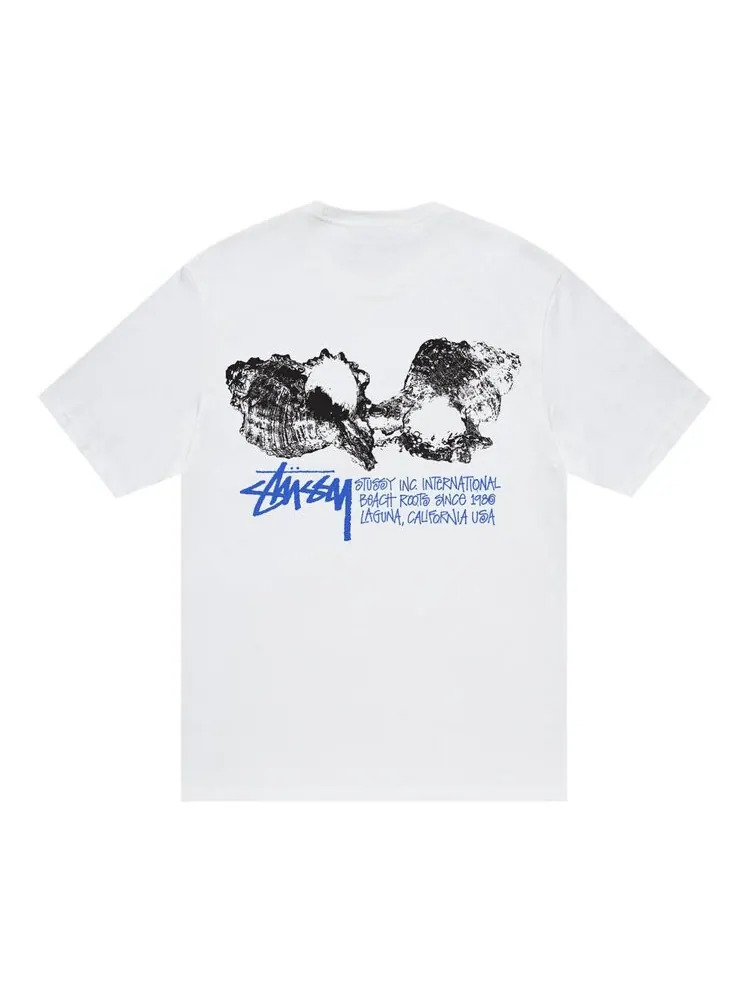 Футболка Stussy Shells Tee — изображение 2 из 2, белый