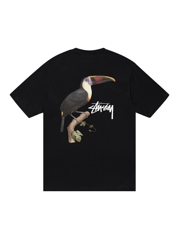 Футболка Stussy Toucan Tee — изображение 2 из 2, черный