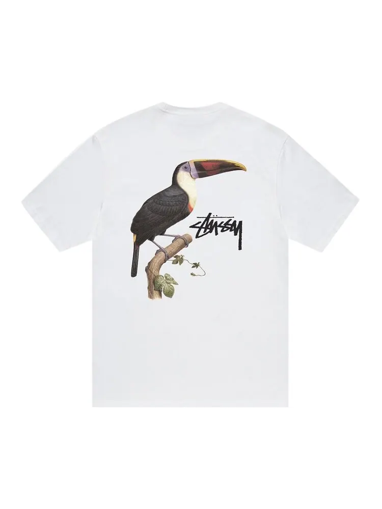 Футболка Stussy Toucan Tee — изображение 2 из 2, белый