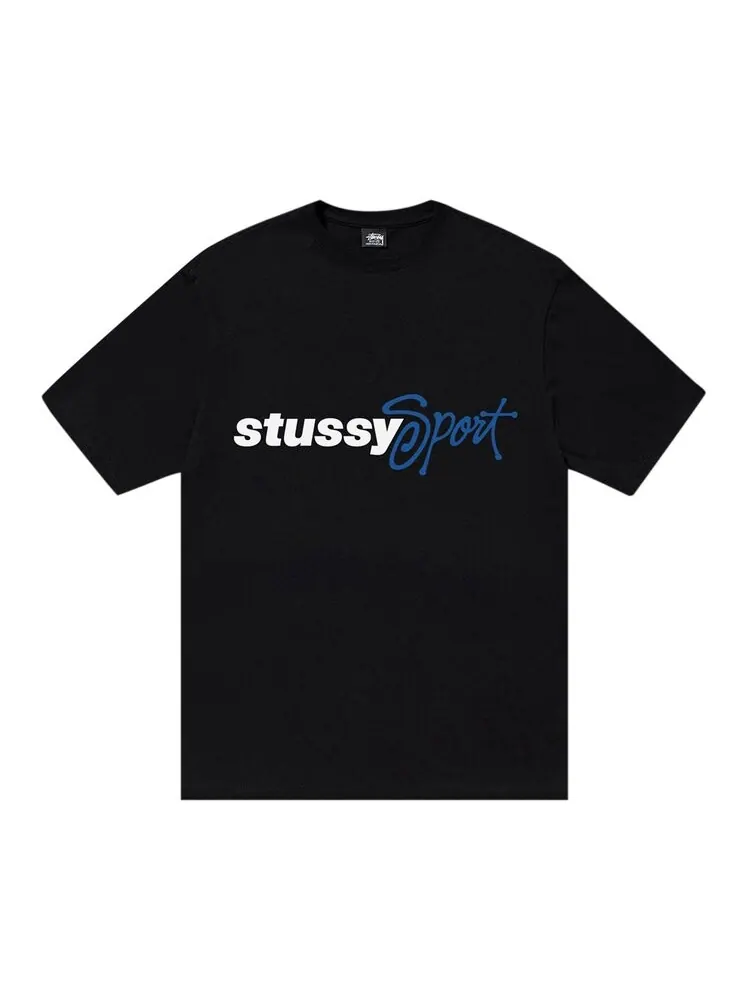 Футболка Stussy Sport Script Tee — изображение 1 из 2, черный