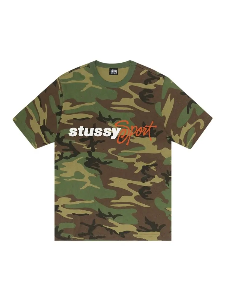 Футболка Stussy Sport Script Tee — изображение 1 из 2, камуфляж