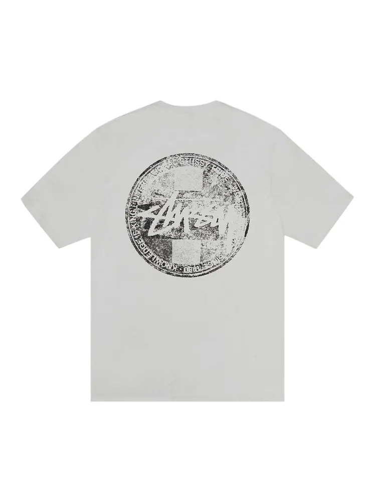 Футболка Stussy Dot Stamp Tee — изображение 2 из 2, туманный