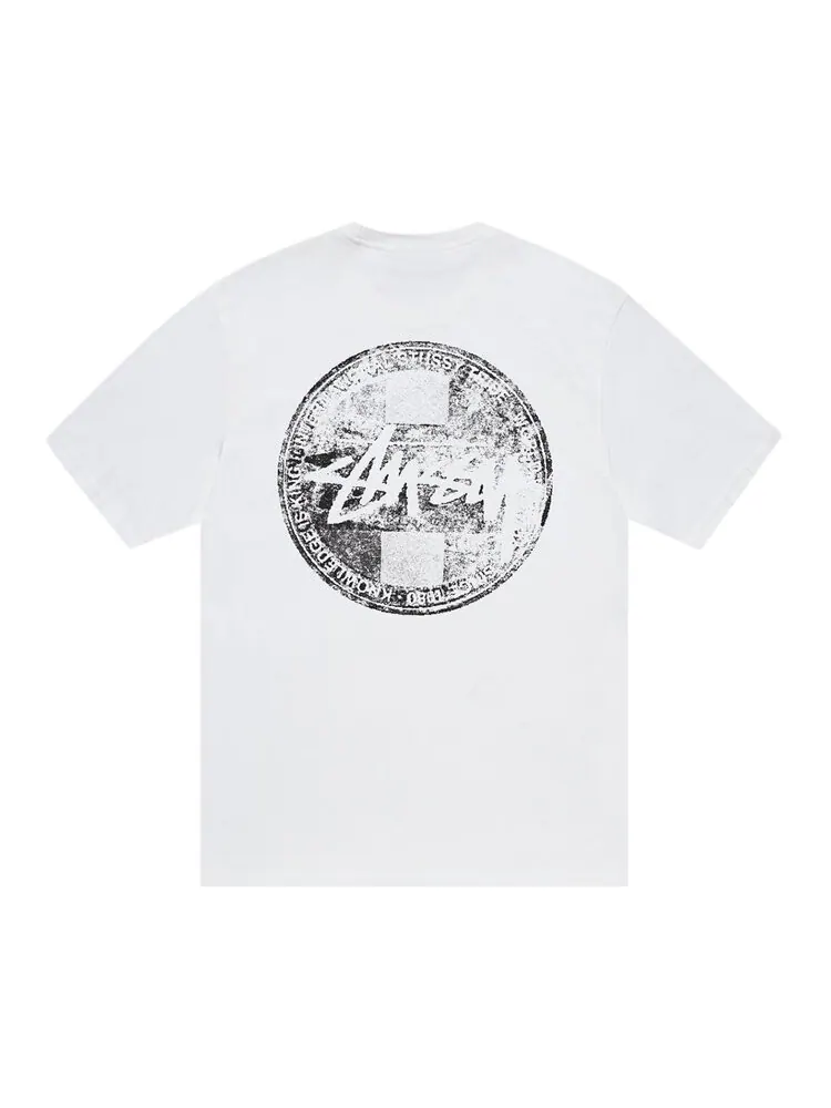 Футболка Stussy Dot Stamp Tee — изображение 2 из 2, белый