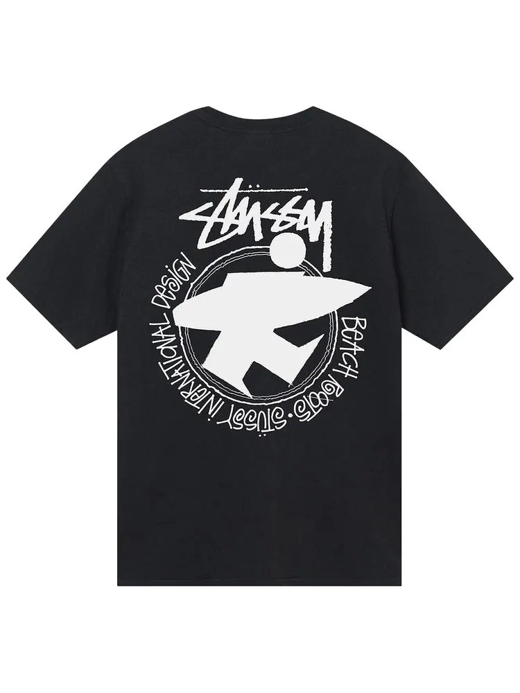 Футболка Stussy Beach Roots — изображение 2 из 2, черный