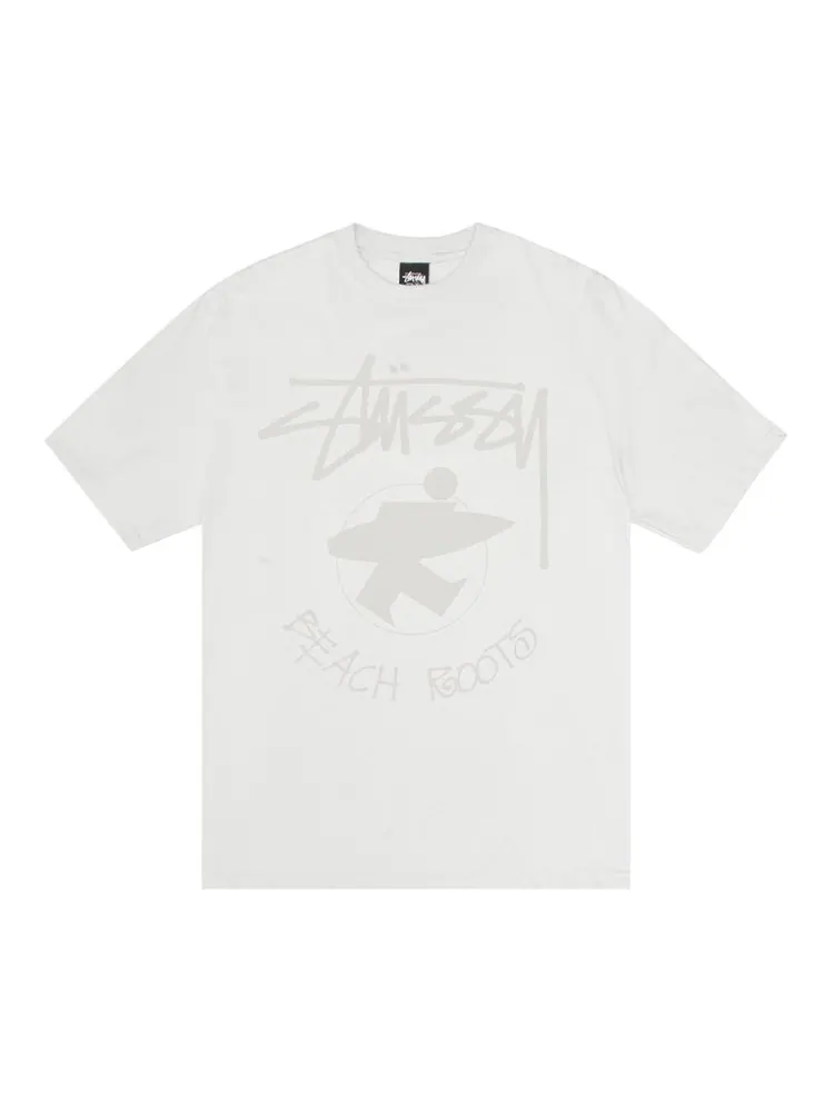 Футболка Stussy Beach Roots Tee 'Natural' — изображение 1 из 2, прозрачный