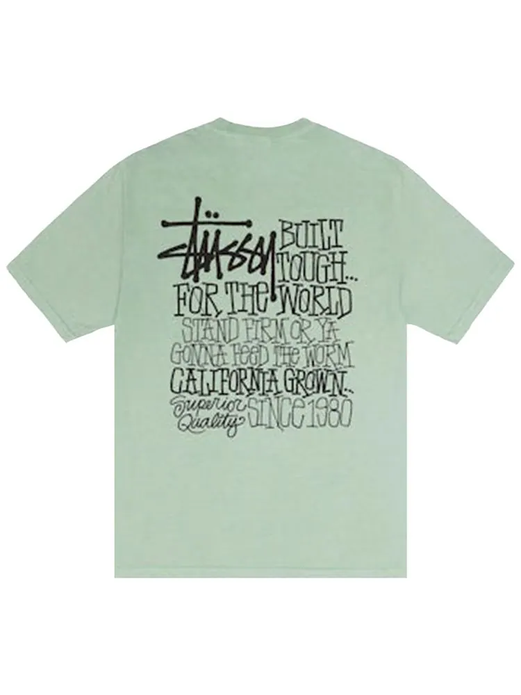 Футболка Stussy California Grown Tee — изображение 2 из 2, зеленый