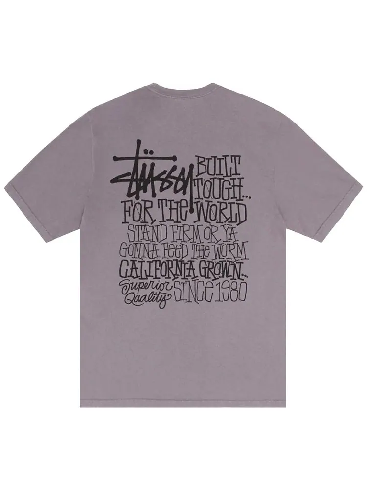 Футболка Stussy California Grown Tee — изображение 2 из 2, фиолетовый