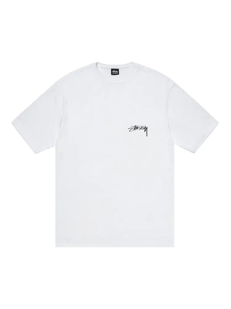 Футболка Stussy Grid Tee 'White' — изображение 1 из 2, белый