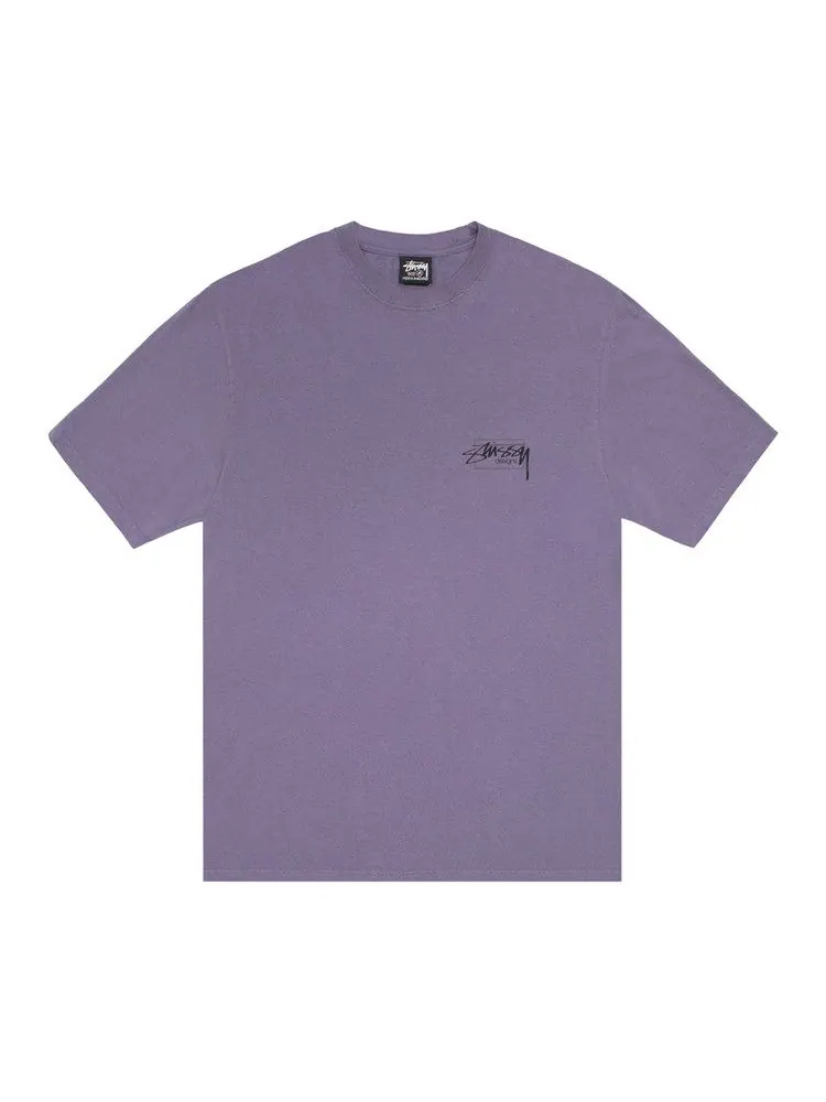 Футболка Stussy Modern Age Tee Pigment Dyed — изображение 1 из 2, фиолетовый