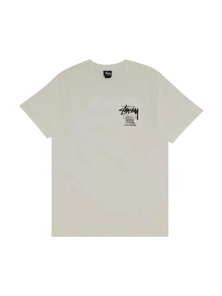 Футболка Stussy Classic Gear Tee Pigment Dyed 'Natural' — изображение 1 из 3, прозрачный
