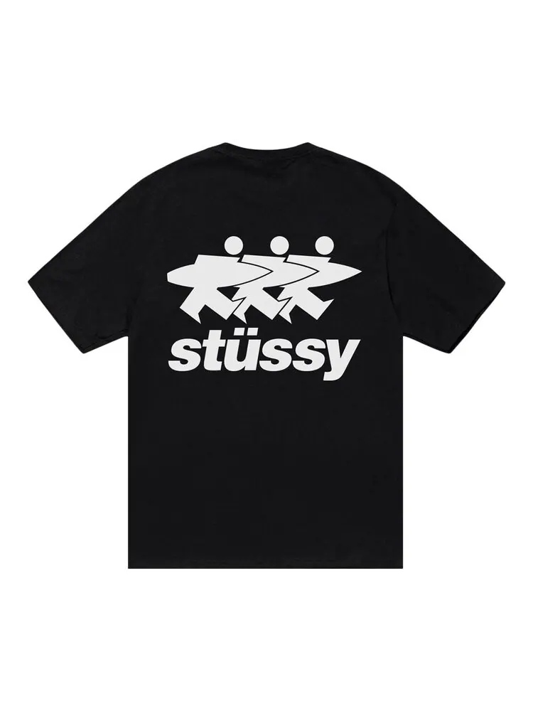Футболка Stussy Surfwalk Tee — изображение 2 из 2, черный