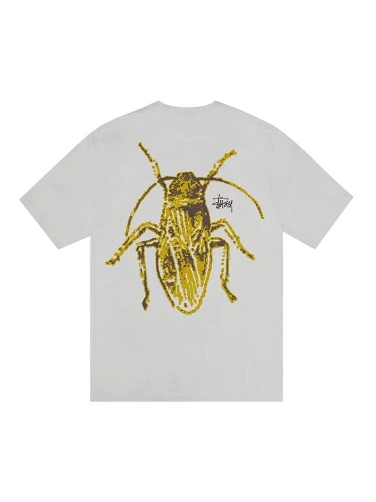 Футболка Stussy Roach Tee Fog — изображение 2 из 2, серый