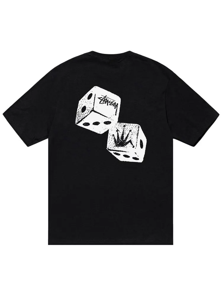 Футболка Stussy Shakers Tee 'Black' — изображение 2 из 2, черный