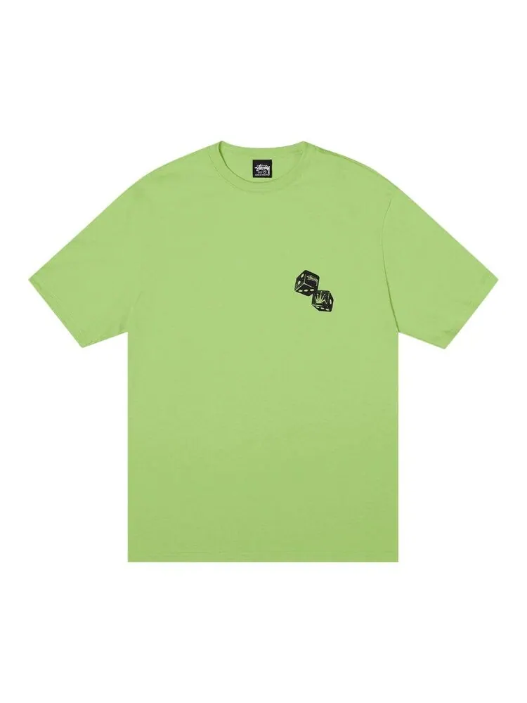 Футболка Stussy Shakers Tee Tea — изображение 1 из 2, зеленый