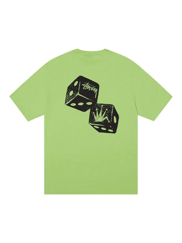 Футболка Stussy Shakers Tee Tea — изображение 2 из 2, зеленый