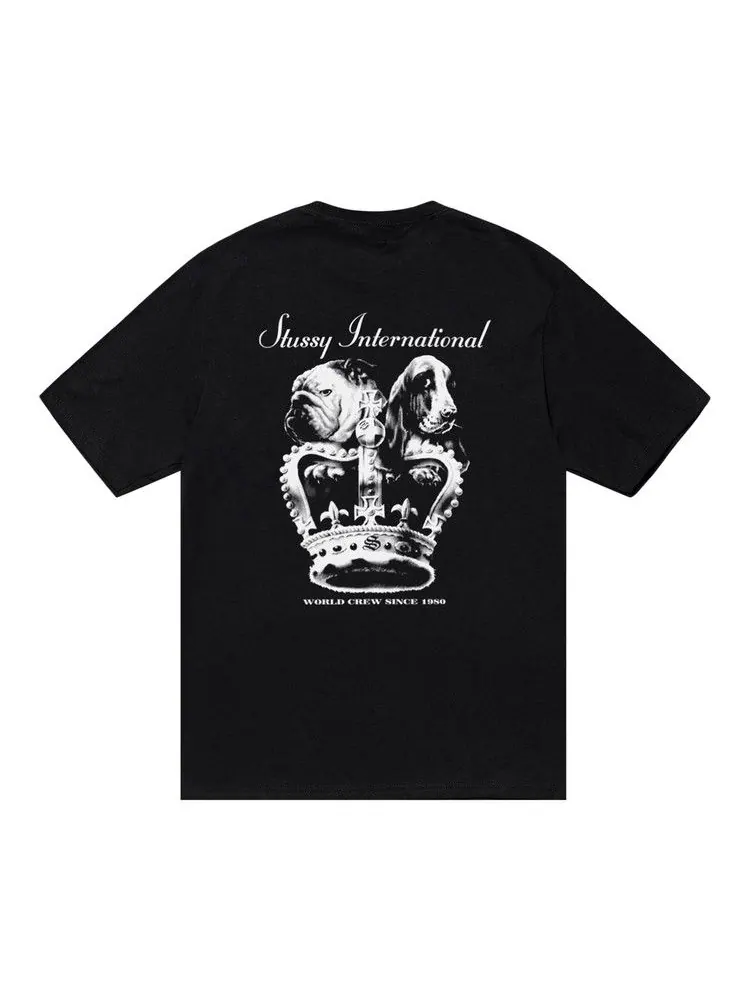 Футболка Stussy Dog Crown Tee — изображение 2 из 2, черный