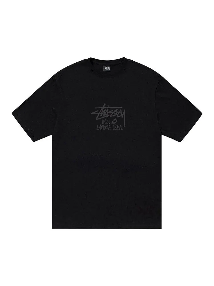 Футболка Stussy Laguna USA Tee Pigment Dyed — изображение 1 из 2, черный