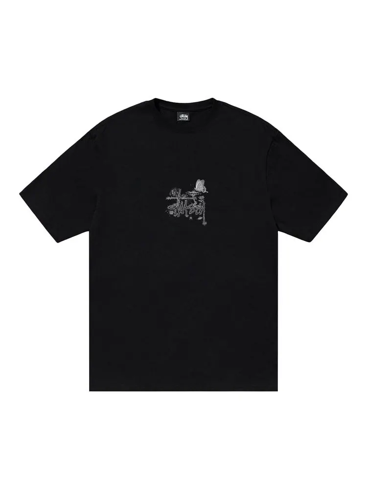 Футболка Stussy In Bloom Tee 'Black' — изображение 1 из 2, черный