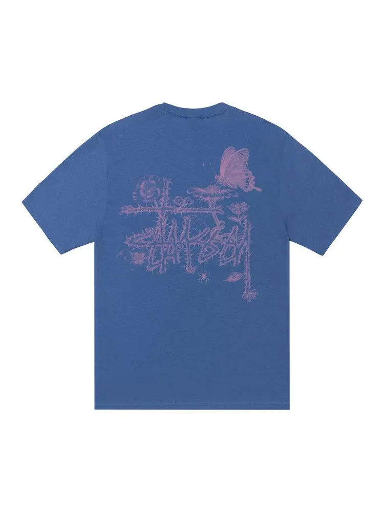 Футболка Stussy In Bloom Tee — изображение 2 из 2, синий