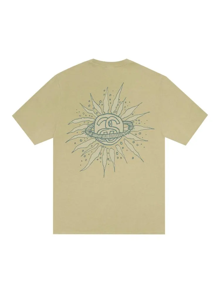Футболка Stussy Look Beyond Tee Pigment Dyed, Elm — изображение 2 из 2, бежевый