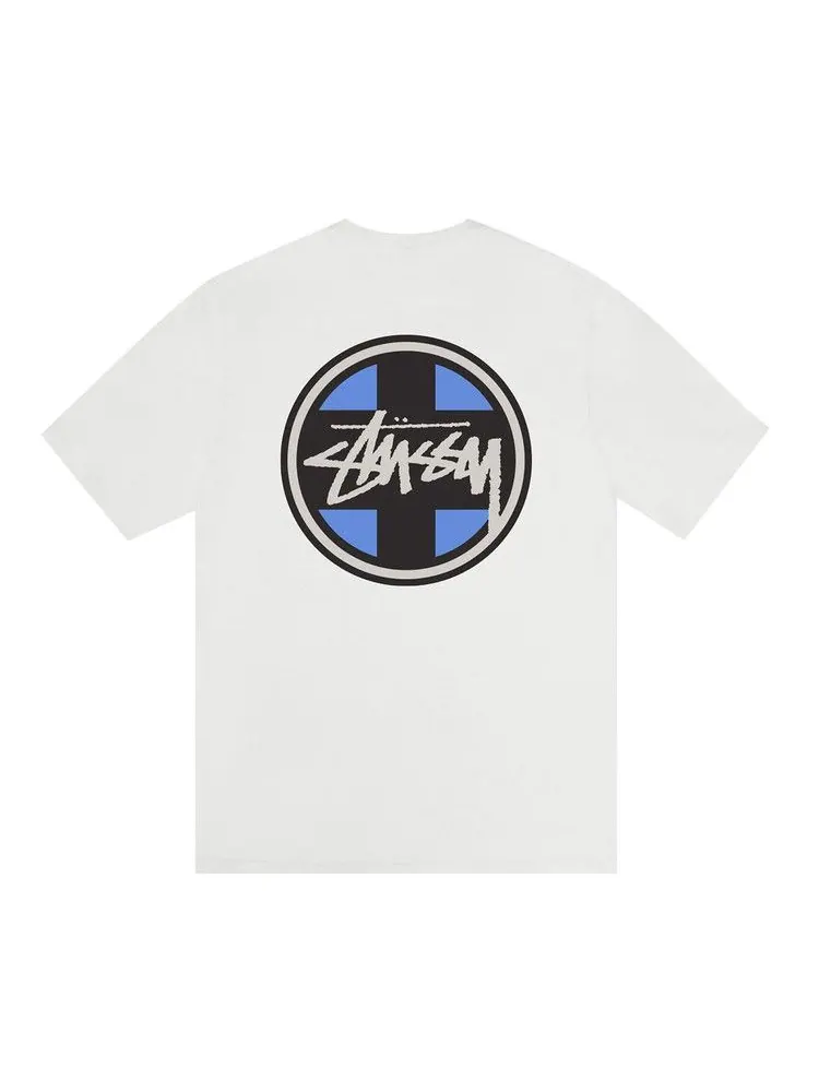 Футболка Stussy Cross Dot Tee Pigment Dyed — изображение 2 из 2, прозрачный