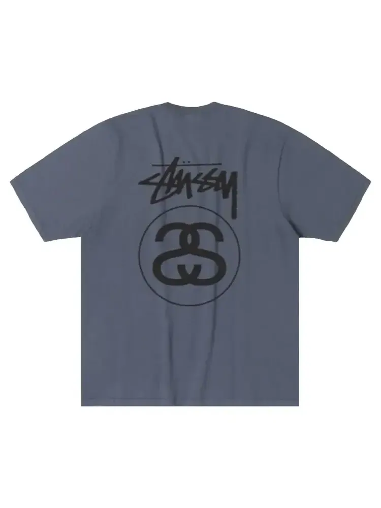 Футболка Stussy Stock Link — изображение 2 из 2, синий