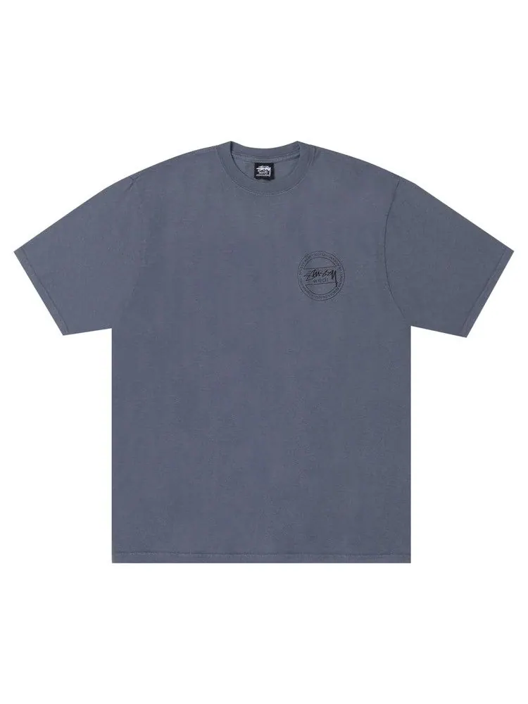 Футболка Stussy Wear Tee Pigment Dyed — изображение 1 из 2, темно-синий