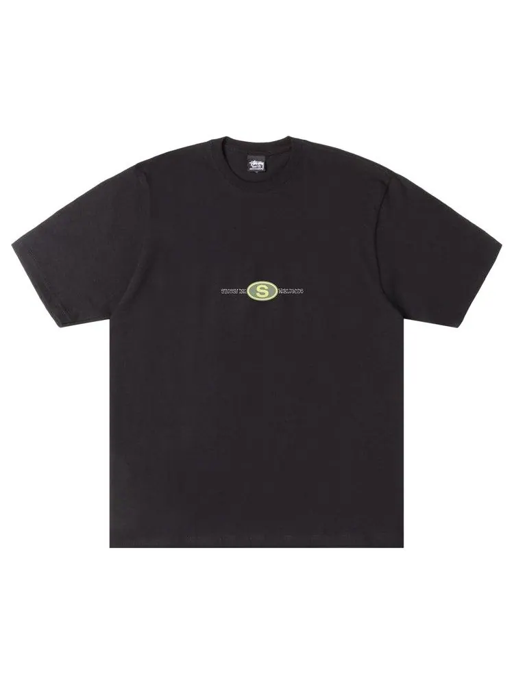 Футболка Stussy Worldwide Dot Tee 'Black' — изображение 1 из 2, черный