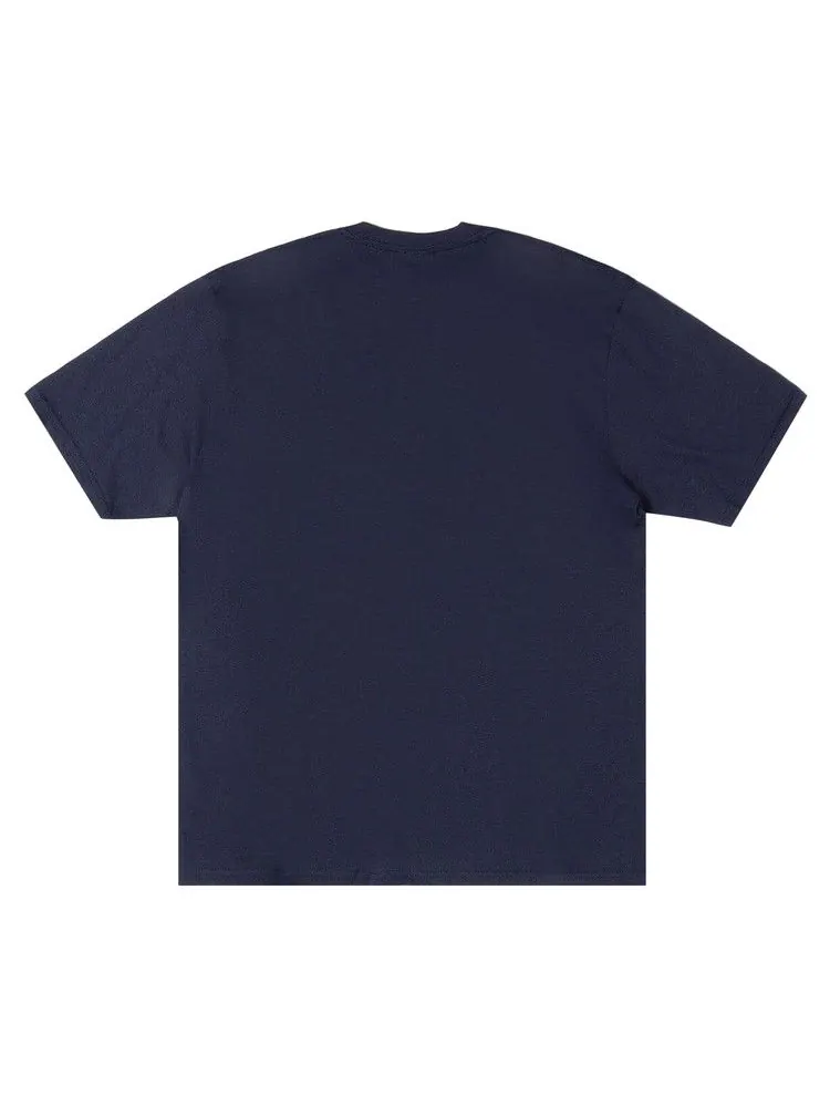 Футболка Stussy Worldwide Dot Tee — изображение 2 из 2, темно-синий