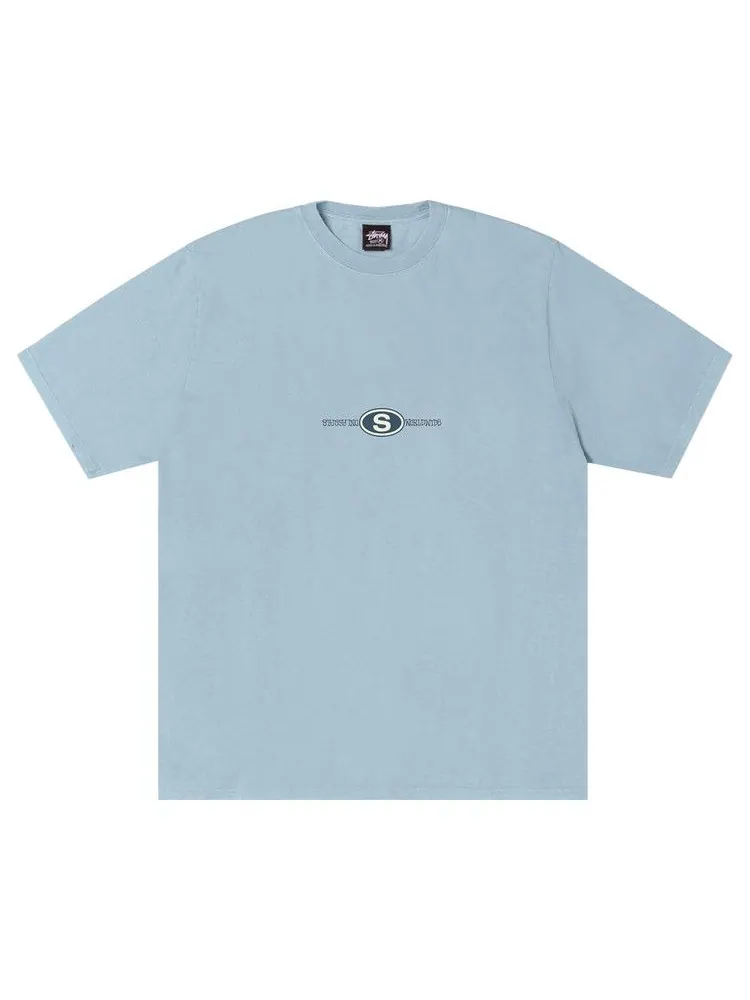 Футболка Stussy Worldwide Dot Tee — изображение 1 из 2, серый