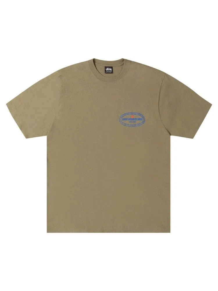 Футболка Stussy Authorized Tee 'Army' — изображение 1 из 2, зеленый