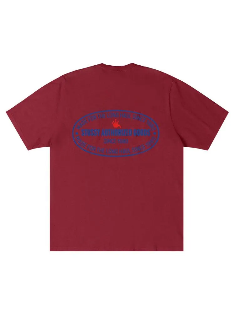 Футболка Stussy Authorized Tee — изображение 2 из 2, красный