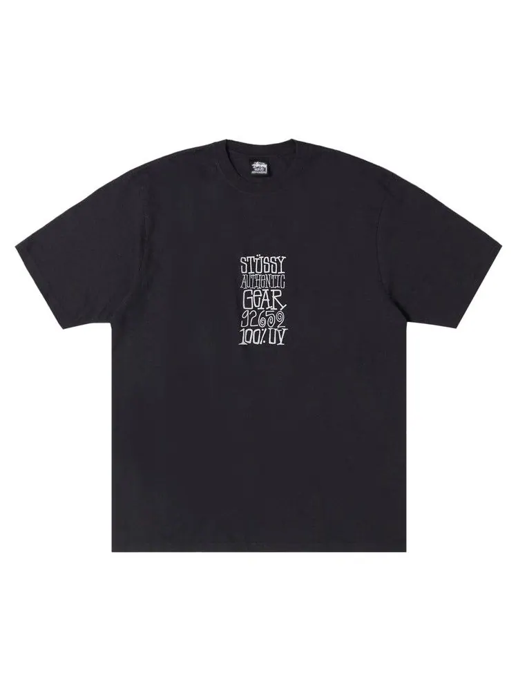 Футболка Stussy Authentic Gear Tee Pigment Dyed — изображение 1 из 2, черный