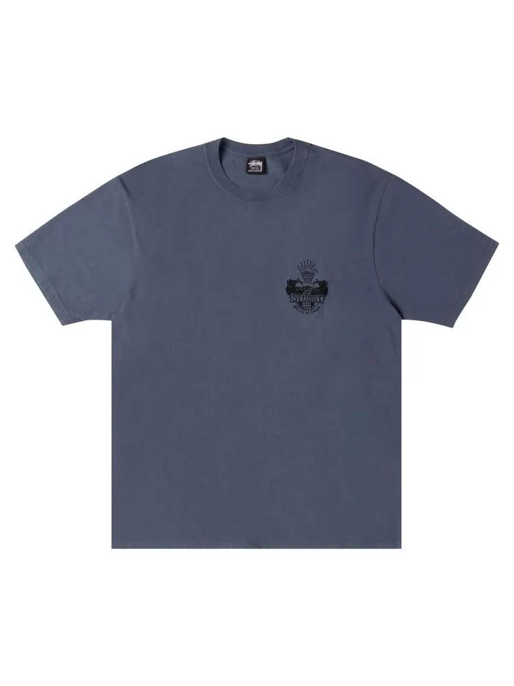 Футболка Stussy Built To Last Tee Pigment Dyed — изображение 1 из 2, темно-синий
