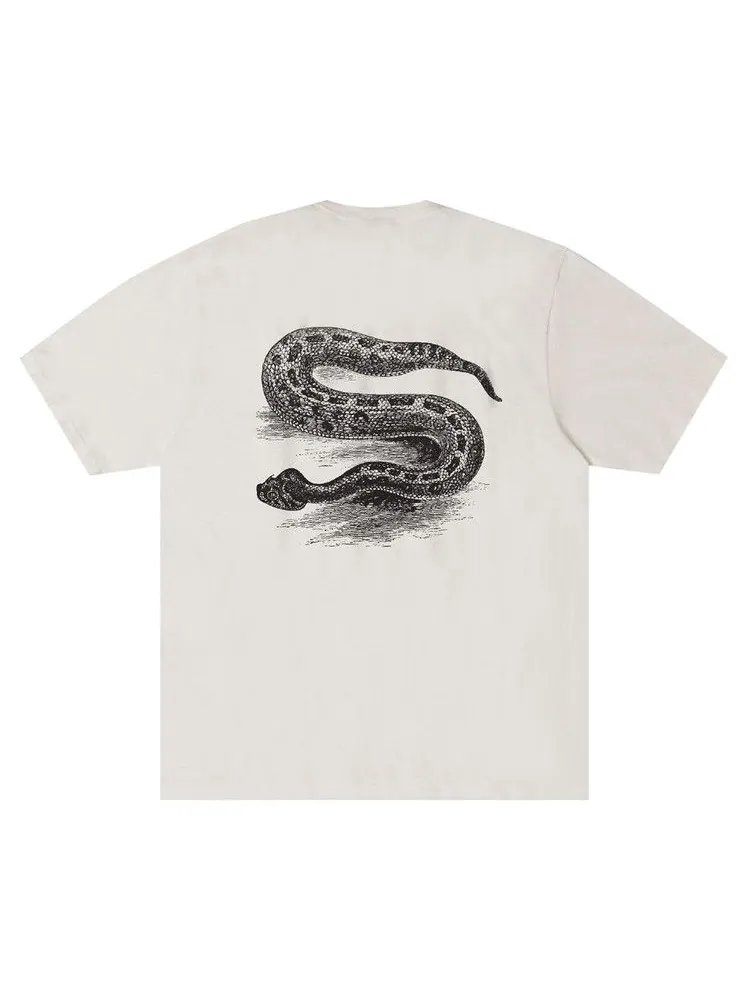 Футболка Stussy Serpent Tee Pigment Dyed — изображение 2 из 2, прозрачный