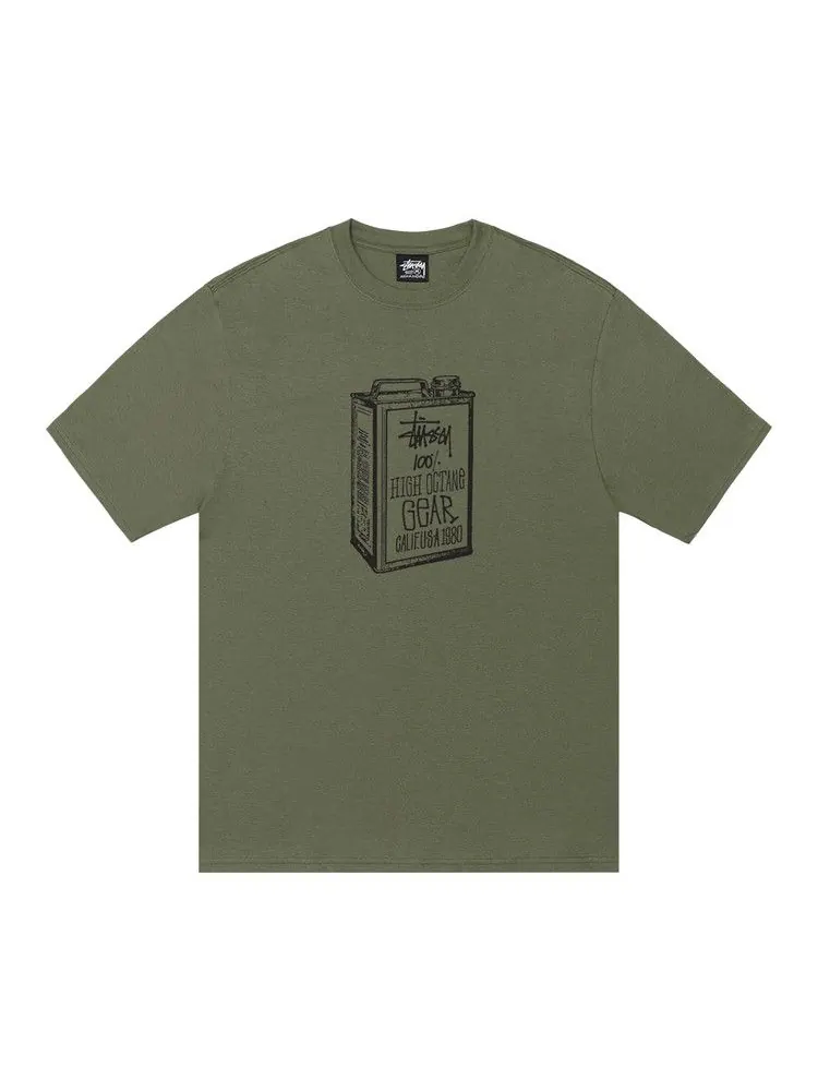Футболка Stussy High Octane Tee — изображение 1 из 2, оливковый
