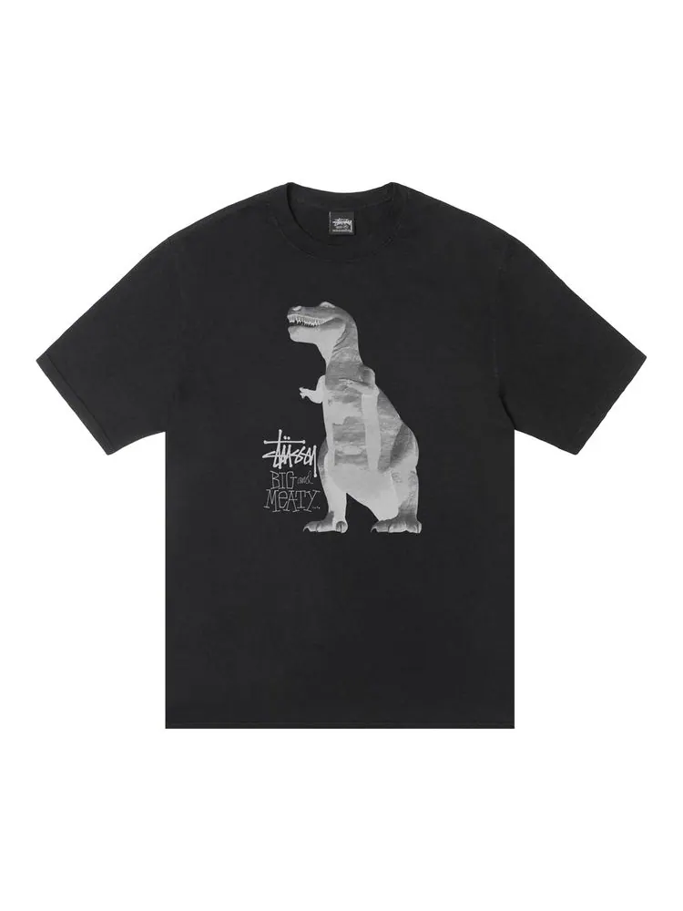 Футболка Stussy Big & Meaty Tee Pigment Dyed 'Black' — изображение 1 из 2, черный