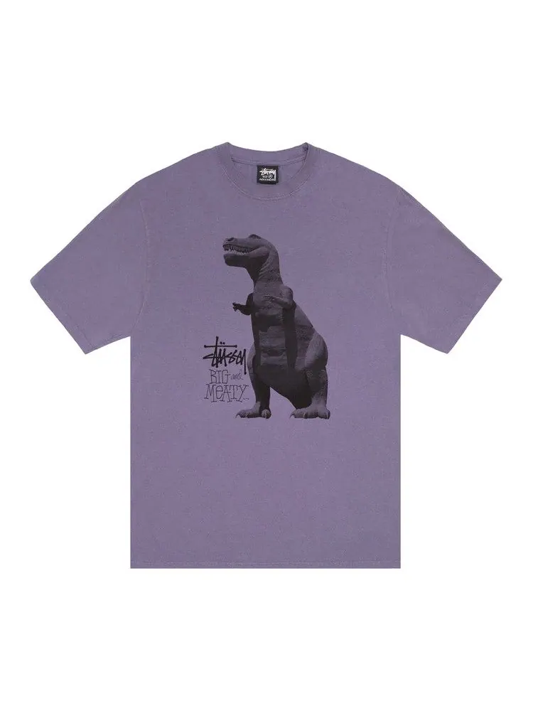 Футболка Stussy Big & Meaty Tee Pigment Dyed — изображение 1 из 2, фиолетовый