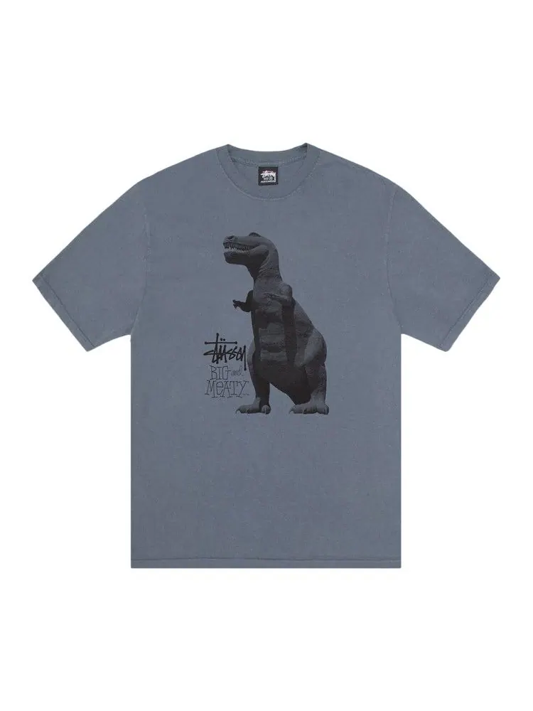 Футболка Stussy Big & Meaty Tee Pigment Dyed — изображение 1 из 2, темно-синий