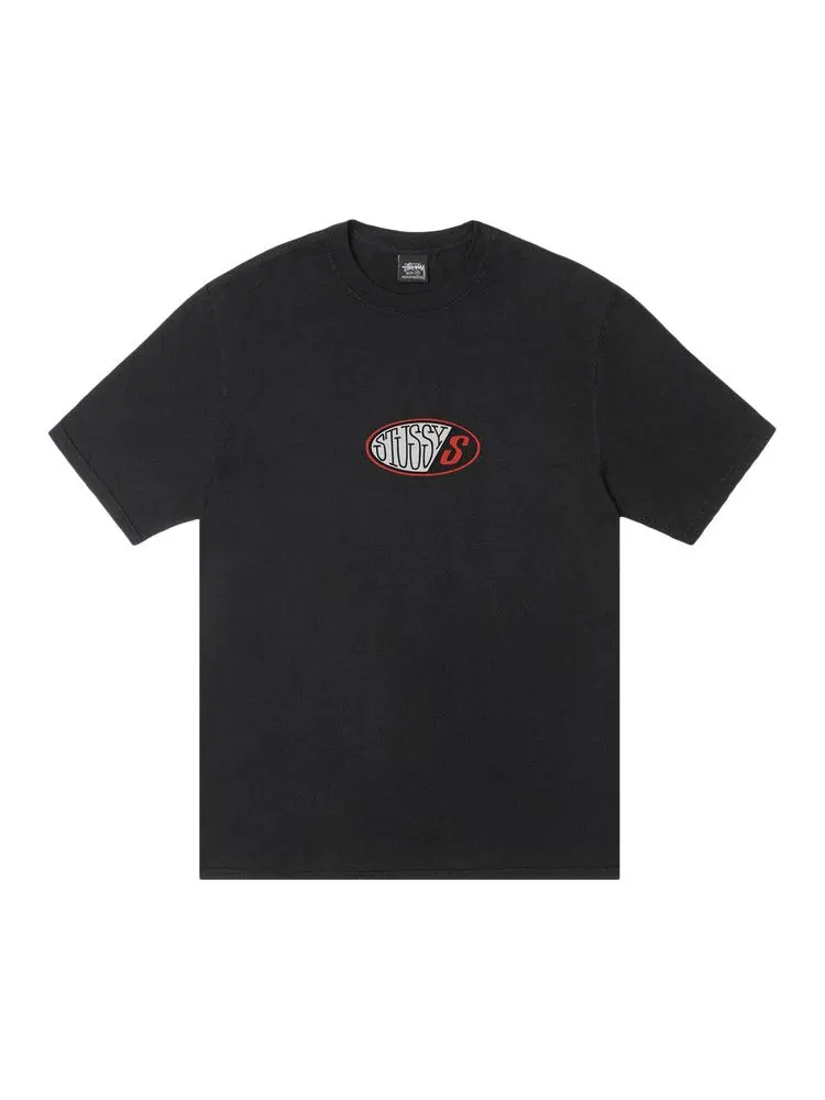 Футболка Stussy Pitstop Tee Pigment Dyed — изображение 1 из 2, черный