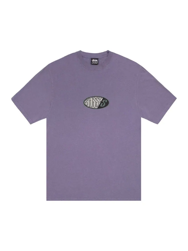 Футболка Stussy Pitstop Tee Pigment Dyed — изображение 1 из 2, фиолетовый