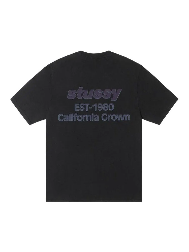 Футболка Stussy California Grown Tee Pigment Dyed — изображение 2 из 2, черный