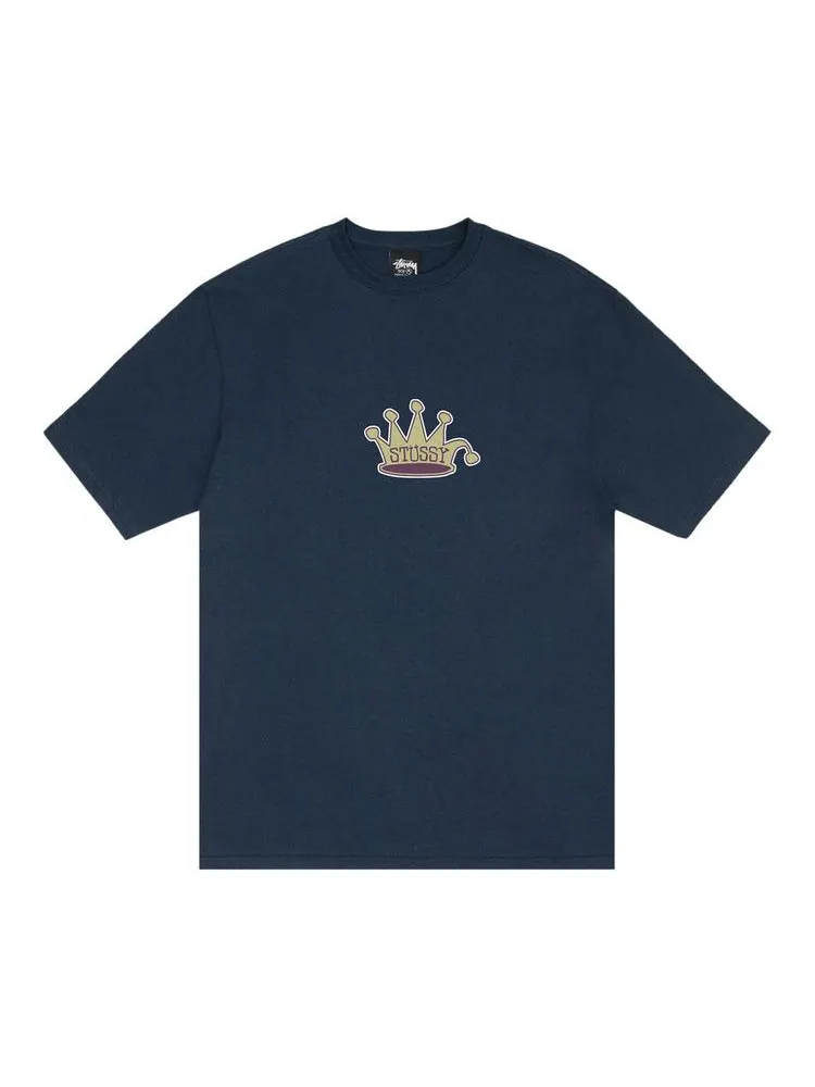 Футболка Stussy King Crown Tee — изображение 1 из 2, темно-синий