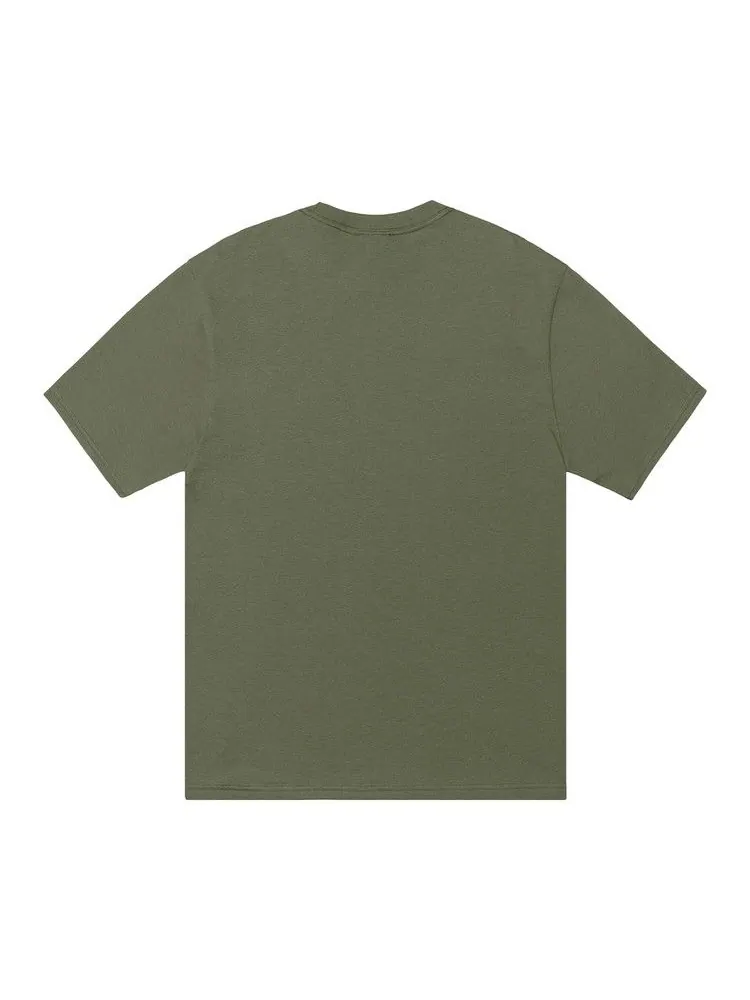 Футболка Stussy Battery Tee — изображение 2 из 2, оливковый