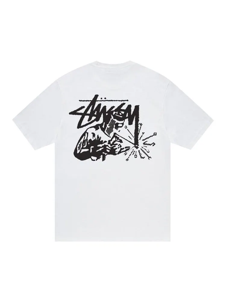 Футболка Stussy Welder Tee — изображение 2 из 2, белый
