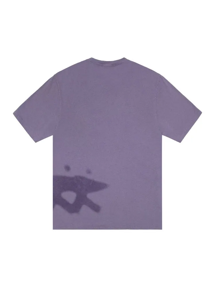 Футболка Stussy Low Tide Tee Pigment Dyed — изображение 2 из 2, фиолетовый