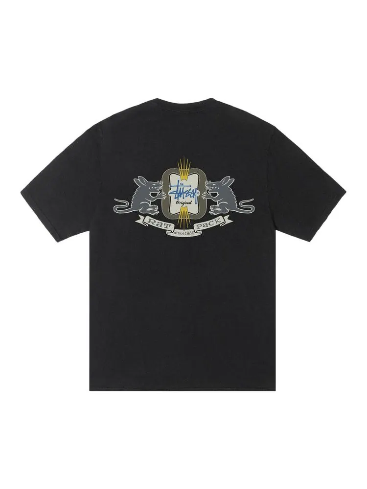 Футболка Stussy Homebrew Tee Pigment Dyed — изображение 2 из 2, черный